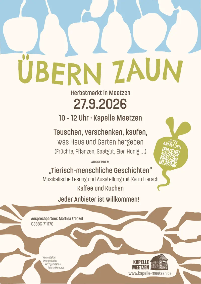 Programmbild: Herbstmarkt „Übern Zaun“